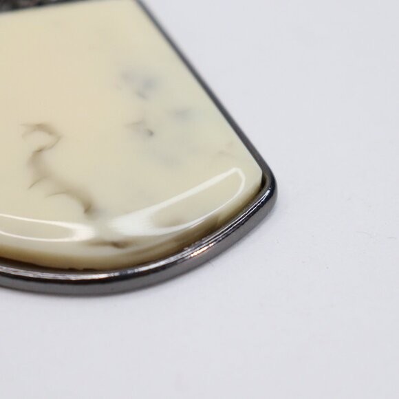 Ricki's Statement Women's Necklaces Lot of 2, Black with Gem and silver yellow - Picture 3 of 15